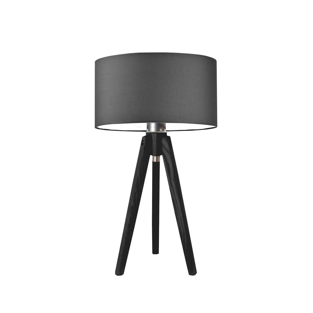 Balinas Solid Wood Tripod Lamp