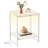 2-tier Side Table With Led Lights