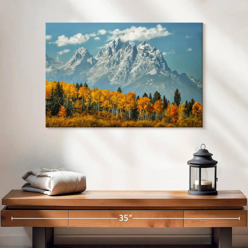 Golden Aspens d'Alvord Grand Teton, H 16 po x l 24 po