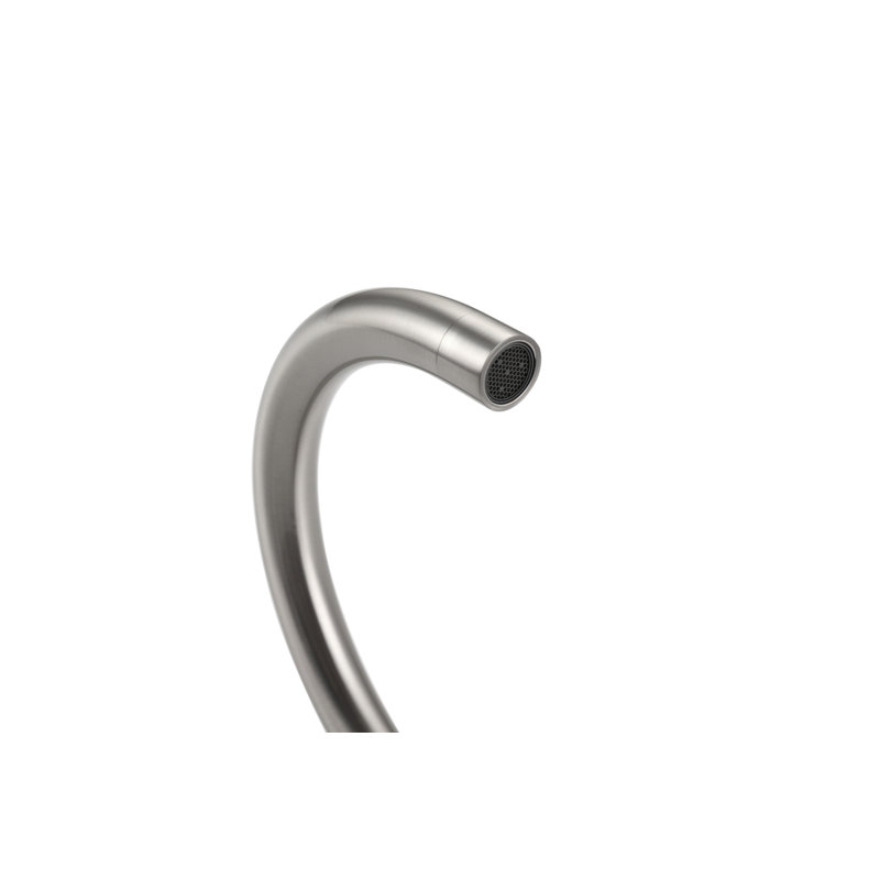 Steven 1 Handle Floor Freestanding Tub Filler with Diverter, Brushed Nickel