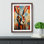 Hare Constructivism - Framed Print