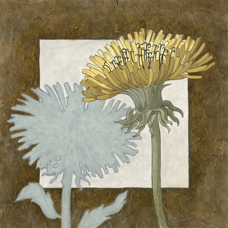 Sunshine Floral II - Wrapped Canvas Painting, 30cm H x 30cm W x 3.8cm D