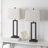 Jalob 28.5 in. Metal Table Lamp Set with USB,Type-C Ports and Built-in Outlet-888338853