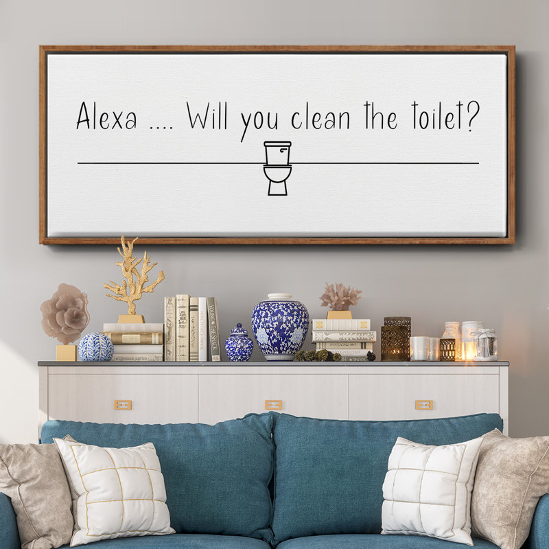 Alexa ... - Toile encadrée, H 12 po x l 30 po