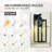 Schlesinger Black Steel Wall Light with High-transparency Glass-804619011