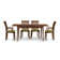 Sarah 4 - Person Solid Wood Top Four Leg Dining Set