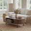 Table basse moderne en bois avec tiroirs