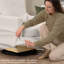 Chaise d'appoint pivotante en polyester (ensemble de 2)-519200159