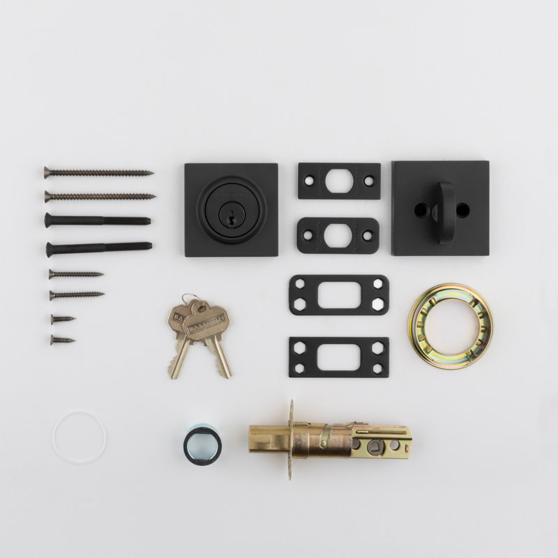 Baldwin Reserve Single Cylinder Deadbolt, Keyed Different, Yes