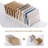 Acrylic Desk File Organizer Holder, 5 Upright Clear Desktop Mails Sorter Document Magazine Storage Organization Letter Folder Racks