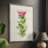 Pretty Pink Botanicals IV Framed Print - Solid Wood-724069155