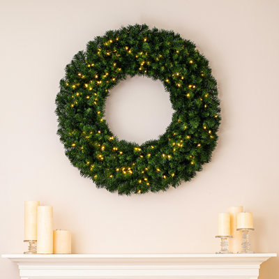 Alanny Artificial Fir Wreath Dura-Lit