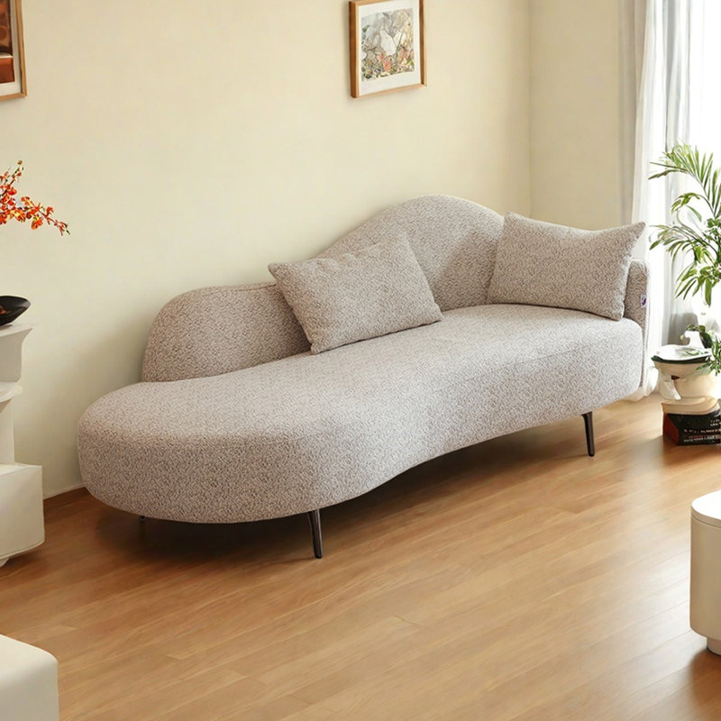 Méridiennes simples en lin et coton Simple Bedroom, Face à la droite