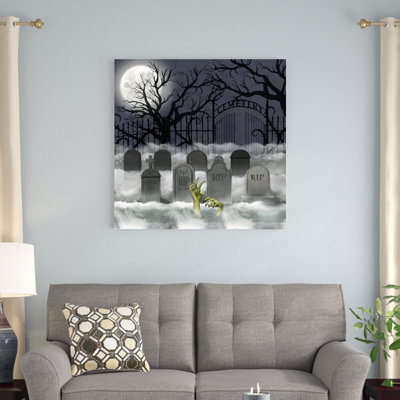 «Spooky Night II» par Grace Popp - reproduction d'art sur toile tendue