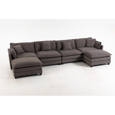 Modern 4 Seats Sectional Sofa
