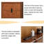 Table de chevet compacte Mid-Century