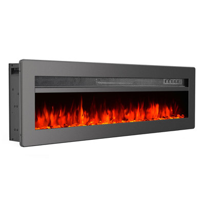tempered glass panel Electric Fireplace
