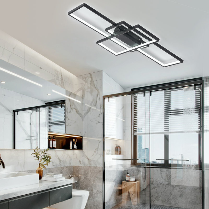 Rine 3-Light 90cm Neutral Style Rectangular LED Flush Mount