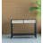 Rattan 2-Drawer Console Desk