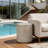 Outdoor LightWeight Concrete Side Table
