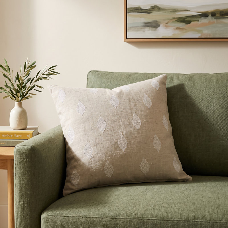 Soma Geometric Linen Pillow Cover