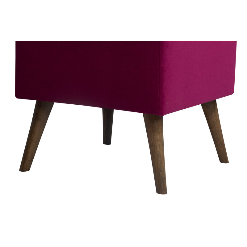 Repose-pieds Caspian, 100 % polyester mauve