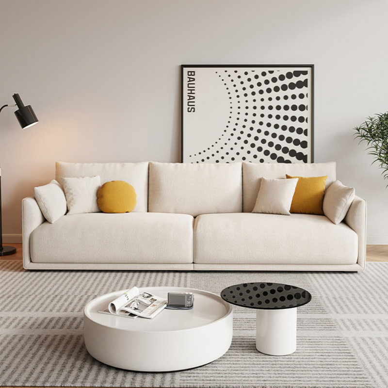 Canapé moderne simple et créatif, H 33,46 po x l 114,17 po x P 35,43 po