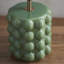 Bobble Table light Base finished in Olive