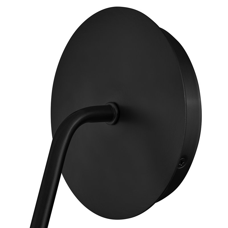 Groover Medium Single Light Scone, Black