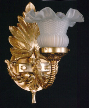 Cowie Armed Sconce, French Gold