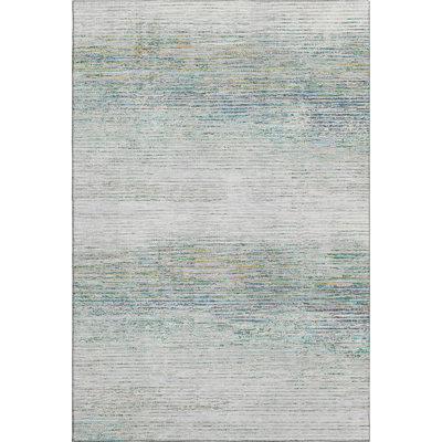 Premium Machine Washable Alijah AMF1264 Stripes Rug