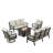 Demien 8 - Person Patio Conversation Set with Cushions-2043377169
