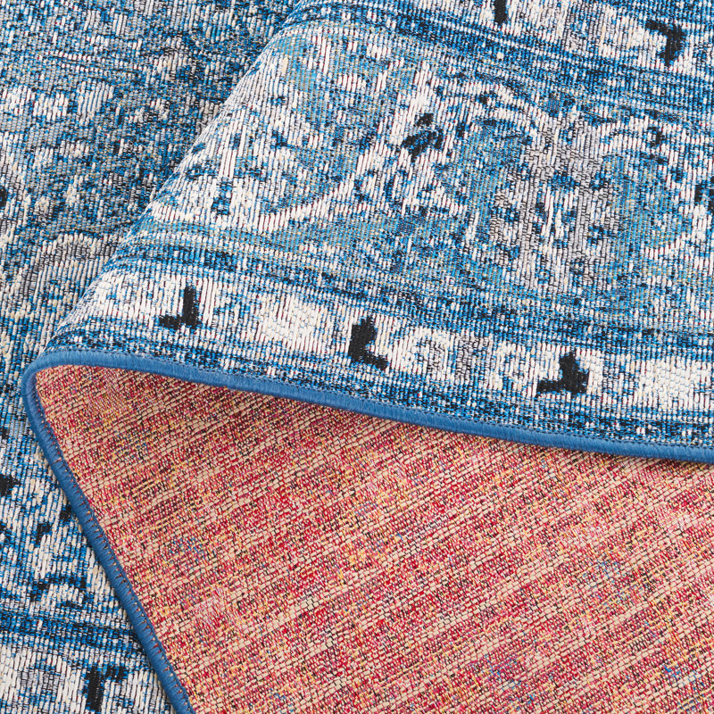 Tapis d'intérieur / extérieur oriental performance Mariaclara 500, Rectangle 5 pi 3 po x 7 pi 6 po