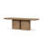 Tikal Barto Dining Table-Aged Smoked Oak