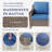 Jenesys Premium Outdoor 3-Seat Wicker Sofa With Comfortable Cushions-1335662067