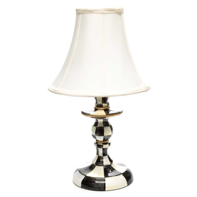 Check Candlestick Lamp