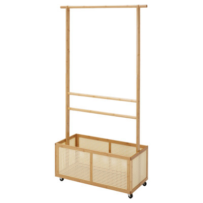 92cm Rolling Clothing Rack