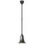 Thomas O'Brien, "Academy Pendant in Matte Black with 7.5" Soft Copper Savannah Shade-1442835491