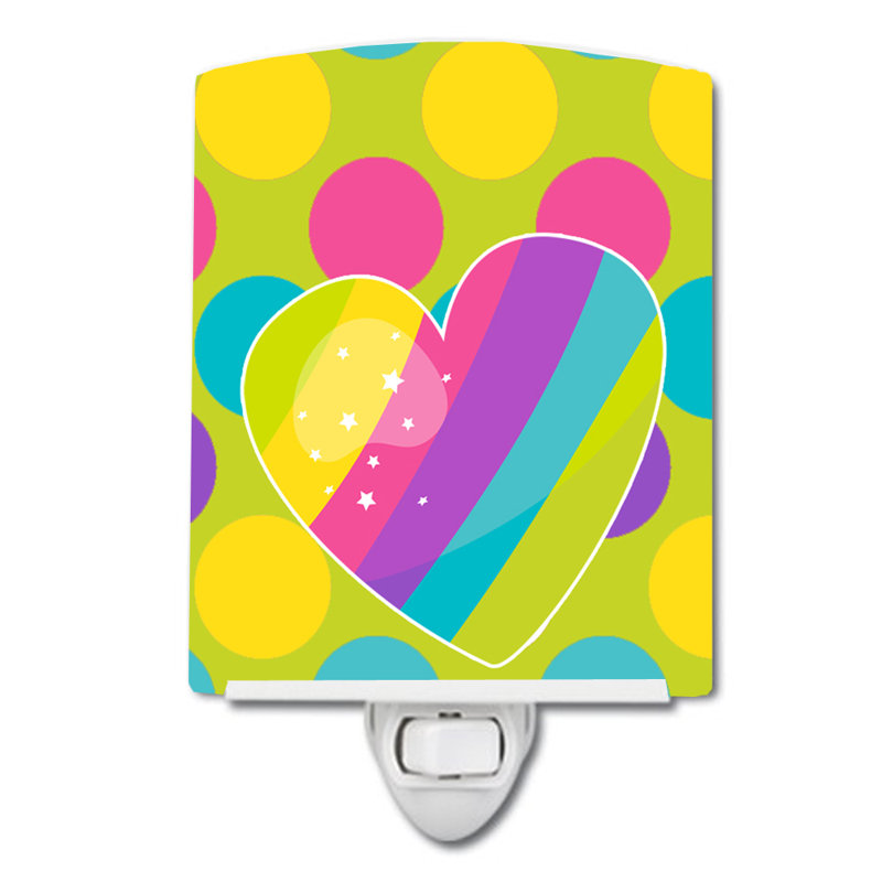 Heart Ceramic Night Light