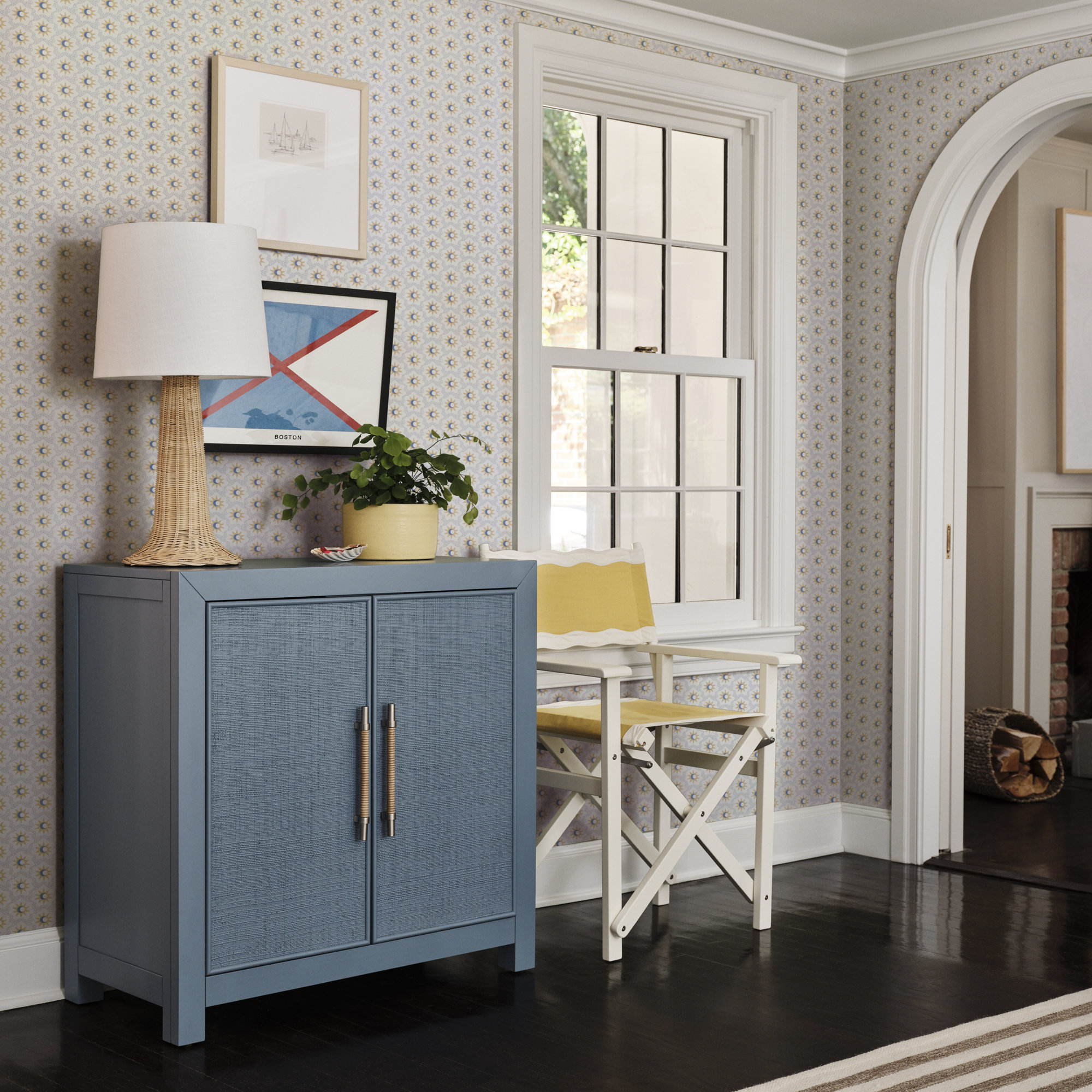 Derica Directors Chair Table Height, Mimosa