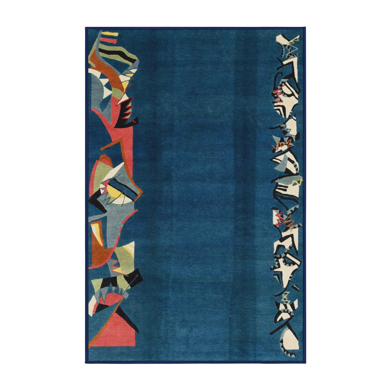 Milahni Abstract Indoor Rug, Rectangle 6' x 9'