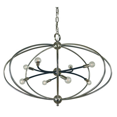 Lustre à 8 lumières Camareon par Corrigan Studio®