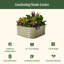 Lit de jardin surélevé d'extérieur 17 po 4 en 1-97037055