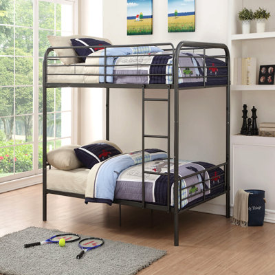 Bristol Gunmetal Finish Full/Full Bunk Bed