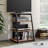4-Tier Media Stand Audio Rack with Height Adjustable Shelves-1099802119