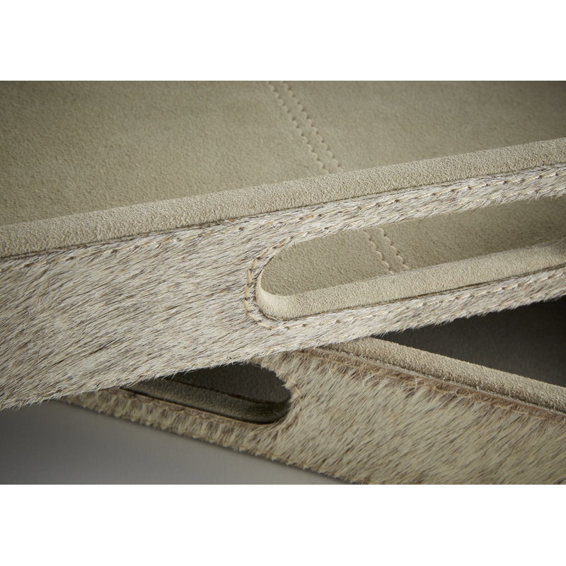 Brixton Leather / Faux Leather Tray, 20" H x 14.25" W x 2" D