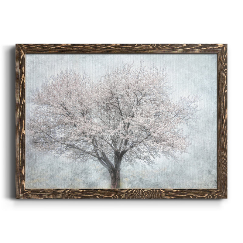 «A Feel Of Spring II» - Toile encadrée de qualité supérieure - prête à être accrochée, Noyer, H 31 po x l 44 po x P 1 po