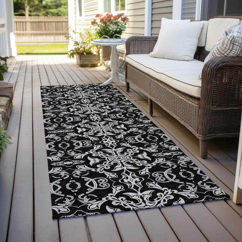 Malchow Washable Oriental Indoor / Outdoor Rug, Runner 2'3" x 7'6"