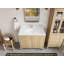 42 po. X P 22 po De meuble-lavabo simple en D