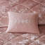 Édredon simple en velours Blush - Diamant, avec coussin pour faciliter le lavage et le repassage-129761637-129761635